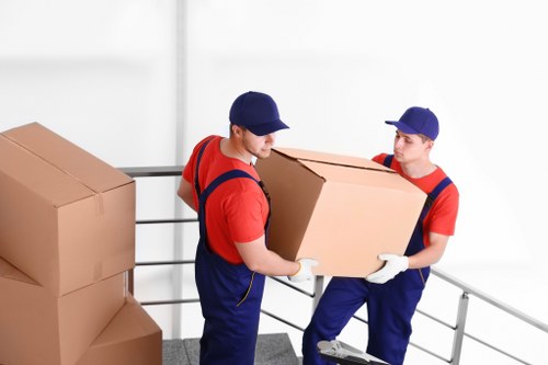 Customer raising a complaint during a removals service review