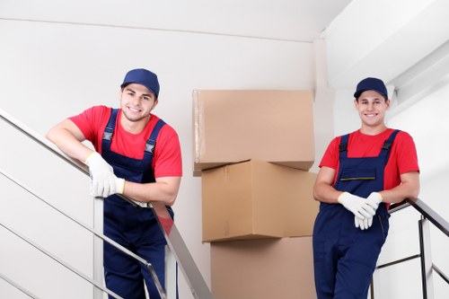 Office furniture and IT equipment prepared for a Knightsbridge relocation