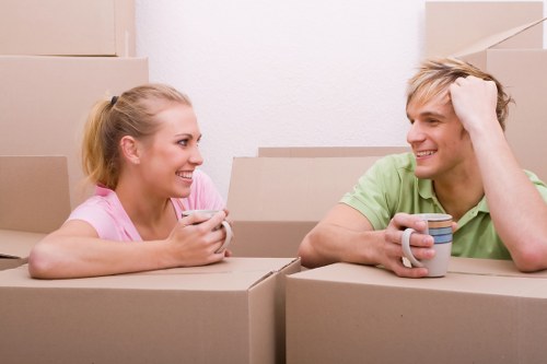 Secure payment and invoicing for a removals service