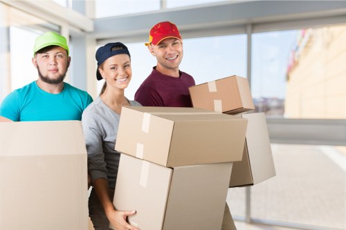 Moving team handling household removals in Knightsbridge