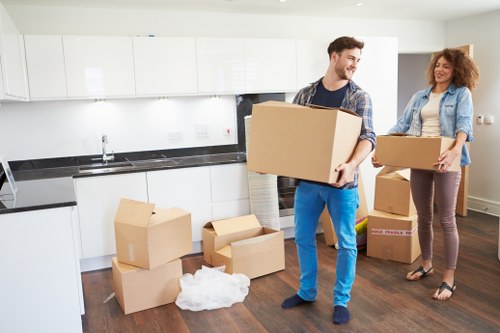 Office removals preparation in Knightsbridge with careful loading