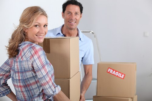 Local moving team handling packing in Knightsbridge