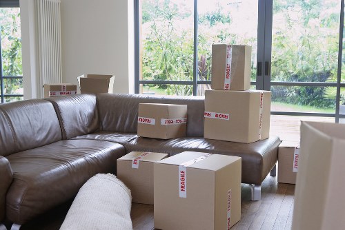 Local moving van helping with furniture transport in Knightsbridge
