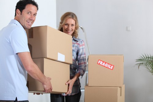 Commercial removal van service for Knightsbridge offices